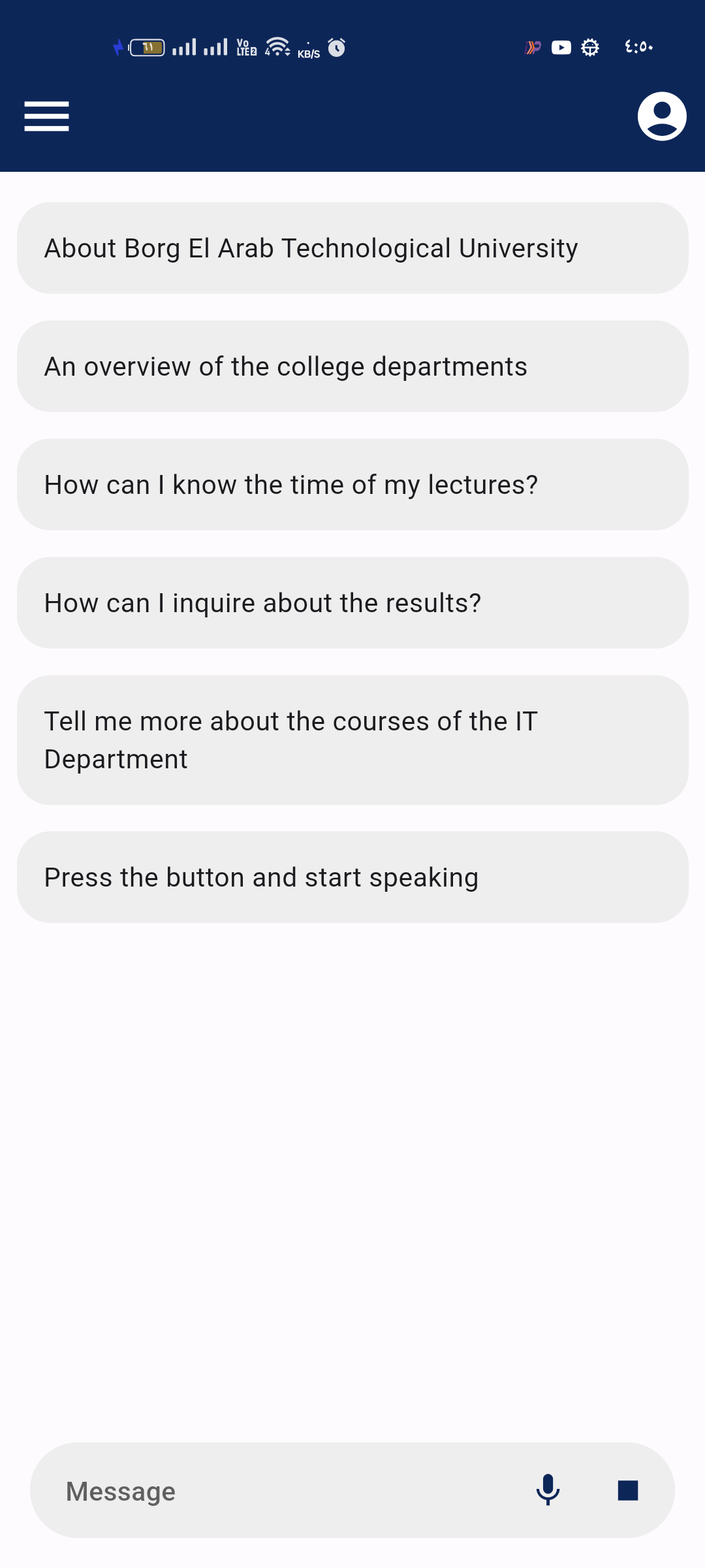 Semicolons app interface